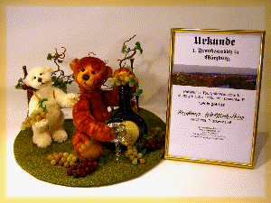 Platz 1 bei der 1. Frankenteddy in Wrzburg 11/2008