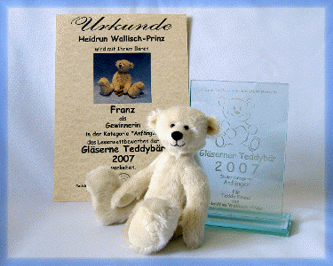 Platz 1 beim Glsernen Teddybr 2007