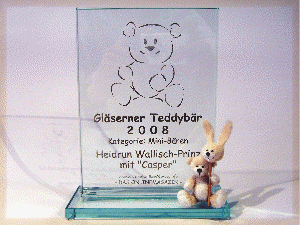 Platz 1 beim Glsernen Teddybr 2008