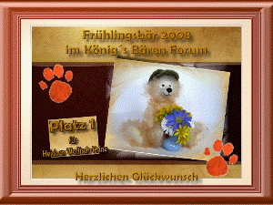 Platz 1 für´s schönste Frühlingsbärchen 2008