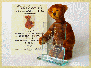 Platz 1 beim Glsernen Teddybr 2009